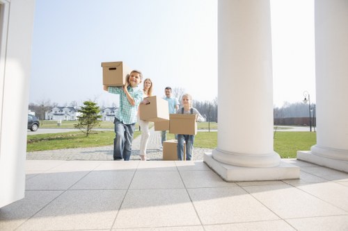 Scheduled relocation timing for a business move in Stockwell