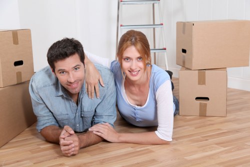 Local student removals service operating in Stockwell with van loading