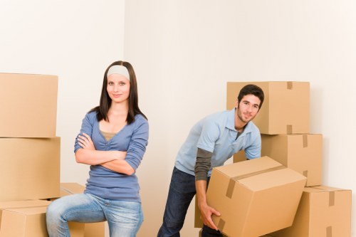 Customer booking a van removal service with written confirmation
