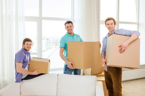 Staff preparing for office relocation in Stockwell