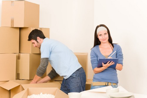 Local moving van helping with flat move near Stockwell