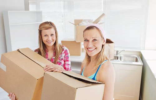 Careful packing and labeling for a home move in Stockwell
