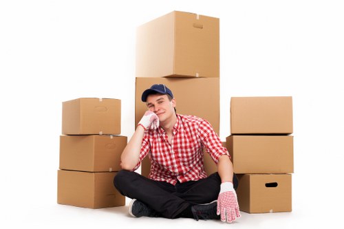 Booking and service agreement details for a van removal company